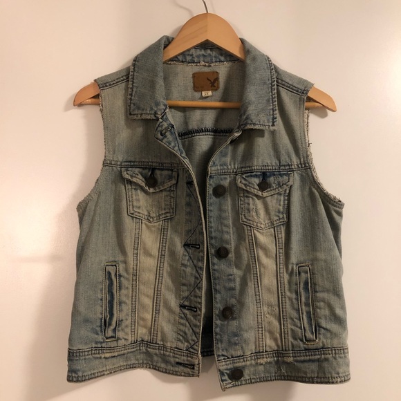 American eagle jean vest - Picture 1 of 4